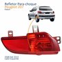 Refletor Traseiro Parachoque Peugeot 207 Hatch 2008 Até 2013 Lado Esquerdo Motorista