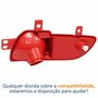 Refletor Traseiro Parachoque Peugeot 207 Hatch 2008 Até 2013 Lado Esquerdo Motorista