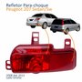 Refletor Traseiro Parachoque Peugeot 207 Sedan Sw 2008 Até 2013 Lado Direito Passageiro