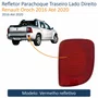 Refletor Parachoque Traseiro Renault Oroch 2016 Até 2020 Lado Direito Passageiro