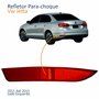 Refletor Parachoque Traseiro Vw Jetta 2011 2012 2013 2014 2015 Lado Esquerdo Motorista