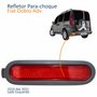 Refletor Traseiro Parachoque Fiat Doblo Adventure 2010 Até 2021 Lado Esquerdo Motorista