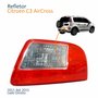 Refletor Traseiro Parachoque Citroen C3 Aircross 2011 Até 2015 Vermelho Cristal Lado Direito Passageiro