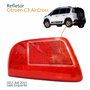 Refletor Traseiro Parachoque Citroen C3 Aircross 2011 Até 2015 Vermelho Cristal Lado Esquerdo Motorista
