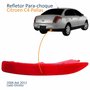 Refletor Traseiro Parachoque Citroen C4 Pallas 2006 Até 2012 Lado Direito Passageiro