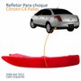 Refletor Traseiro Parachoque Citroen C4 Pallas 2006 Até 2012 Lado Esquerdo Motorista