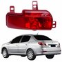 Refletor Traseiro Parachoque Peugeot 207 Sedan 2008 Até 2013 Lado Esquerdo Motorista