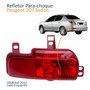 Refletor Traseiro Parachoque Peugeot 207 Sedan 2008 Até 2013 Lado Esquerdo Motorista