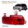 Refletor Traseiro Parachoque Peugeot 207 Sw 2008 Até 2013 Lado Esquerdo Motorista
