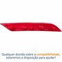 Refletor Parachoque Traseiro Vw Gol G7 2016 2017 2018 Lado Esquerdo Motorista