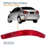 Refletor Parachoque Traseiro Vw Polo Sedan 2012 2013 2014 2015 Lado Esquerdo Motorista
