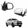 Retrovisor Toyota Hilux SRV 2012 2013 2014 2015 Cromado Com Pisca Lado Direito Passageiro