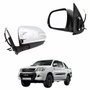 Retrovisor Toyota Hilux SRV 2012 2013 2014 2015 Cromado Com Pisca Lado Esquerdo Motorista