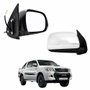 Retrovisor Toyota Hilux SRV 2012 2013 2014 2015 Cromado Sem Pisca Lado Direito Passageiro