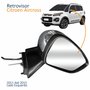 Retrovisor Citroen Aircross 2011 2012 2013 2014 2015 Elétrico Capa Cromada Com Sensor De Temperatura Lado Esquerdo Motorista