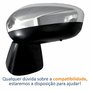 Retrovisor Citroen Aircross 2011 2012 2013 2014 2015 Elétrico Capa Cromada Com Sensor De Temperatura Lado Esquerdo Motorista