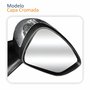 Retrovisor Citroen Aircross 2011 2012 2013 2014 2015 Elétrico Capa Cromada Com Sensor De Temperatura Lado Esquerdo Motorista