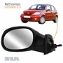 Retrovisor Citroen C3 2003 Até 2011 Manual Com Capa Lisa Lado Esquerdo Motorista