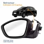 Retrovisor Citroen C4 Cactus 2018 Até 2024 Elétrico Com Pisca Texturizado Lado Esquerdo Motorista