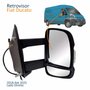 Retrovisor Fiat Ducato 2018 Até 2025 Sem Controle Com Pisca Braço Longo Lado Direito Passageiro