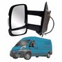 Retrovisor Fiat Ducato 2018 Até 2025 Sem Controle Com Pisca Braço Longo Lado Esquerdo Motorista