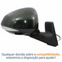 Retrovisor Fiat Idea 2014 2015 2016 Com Pisca Elétrico Lado Direito Passageiro