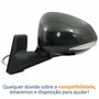 Retrovisor Fiat Idea 2014 2015 2016 Com Sensor Com Pisca Elétrico Lado Esquerdo Motorista