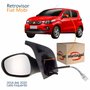 Retrovisor Fiat Mobi 2016 2017 2018 2019 2020 Com Pisca Elétrico Lado Esquerdo Motorista