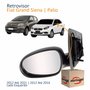 Retrovisor Fiat Grand Siena 2012 Até 2021 Palio 2012 Até 2016 Sem Controle Lado Esquerdo Motorista Original