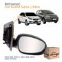 Retrovisor Fiat Grand Siena 2012 Até 2021 Palio 2012 Até 2016 Sem Controle Lado Direito Passageiro Original