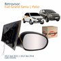 Retrovisor Fiat Grand Siena 2012 Até 2021 Palio 2012 Até 2016 Elétrico Lado Direito Passageiro Original