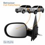 Retrovisor Fiat Palio Siena Atractive 4 Portas 2011 Até 2015 Elétrico Lado Esquerdo Motorista