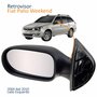 Retrovisor Fiat Palio Weekend 2004 Até 2010 4 Portas Sem Controle Lado Esquerdo Motorista