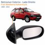 Retrovisor Fiat Palio Weekend Adventure 2004 Até 2010 4 Portas Sem Controle Lado Direito Passageiro