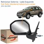 Retrovisor Fiat Palio Weekend Adventure Locker 2008 Até 2012 Com Controle Com Pisca Lado Esquerdo Motorista