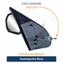 Retrovisor Fiat Palio Weekend Adventure Locker 2008 Até 2012 Com Controle Com Pisca Lado Esquerdo Motorista