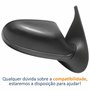 Retrovisor Fiat Siena 2005 Até 2012 4 Portas Sem Controle Lado Direito Passageiro