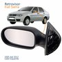 Retrovisor Fiat Siena 2005 Até 2012 4 Portas Sem Controle Lado Esquerdo Motorista