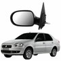 Retrovisor Fiat Siena Atractive 4 Portas 2011 Até 2015 Elétrico Lado Esquerdo Motorista