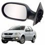 Retrovisor Fiat Siena Es Attractive 2011 Até 2016 4 Portas Sem Controle Lado Esquerdo Motorista Original