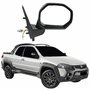 Retrovisor Fiat Strada Adventure Locker 2008 Até 2013 Com Controle Com Pisca Lado Direito Passageiro