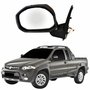 Retrovisor Fiat Strada Adventure Locker 2012 2013 2014 Elétrico Com Pisca Lado Esquerdo Motorista