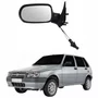 Retrovisor Fiat Uno Economy 2009 Até 2012 4 Portas Com Controle Lado Esquerdo Motorista