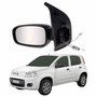 Retrovisor Fiat Uno Vivace 2015 2016 2017 2018 2019 4 Portas Com Controle Com Pisca Lado Esquerdo Motorista