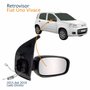 Retrovisor Fiat Uno Vivace 2015 2016 2017 2018 2019 4 Portas Com Controle Com Pisca Lado Direito Passageiro