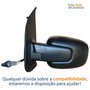 Retrovisor Fiat Uno Vivace 2011 2012 2013 2014 2 Portas Com Controle Lado Esquerdo Motorista