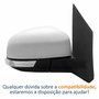 Retrovisor Ford Focus 2008 Até 2013 Elétrico Com Pisca Capa Primer Lado Direito Passageiro