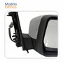 Retrovisor Ford Focus 2008 Até 2013 Elétrico Com Pisca Capa Primer Lado Direito Passageiro