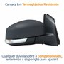 Retrovisor Ford Focus 2014 Até 2016 Com Pisca Elétrico e Luz de Solo Lado Direito Passageiro