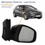 Retrovisor Ford Focus 2014 Até 2016 Com Pisca Elétrico e Luz de Solo Lado Direito Passageiro